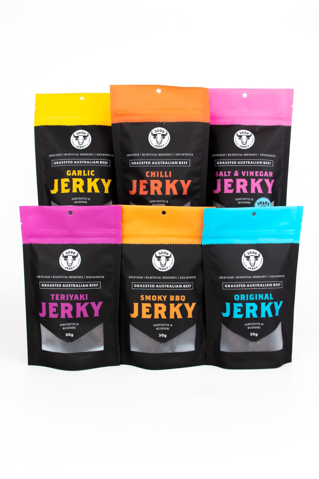 The Ultimate Jerky Tasting Pack (6 x 50g Bags of All Flavours)